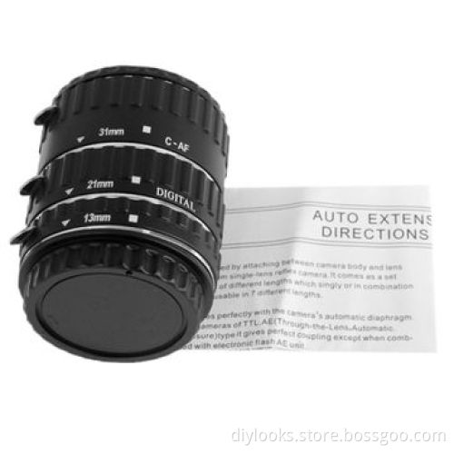 Wholesale Factory Professional Auto Macro Extension Tube Set for Canon DSLRNew